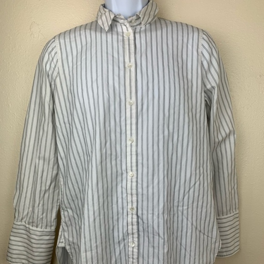 J.CREW STRIPED LONG SLEEVE size 8